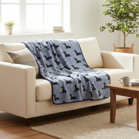Monica + Andy Cotton Lycra Blanket - Dashound