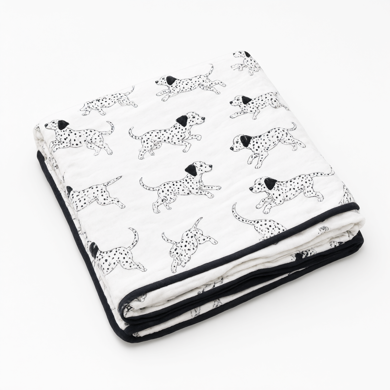 Monica + Andy Cotton Lycra Blanket - Dalmatian