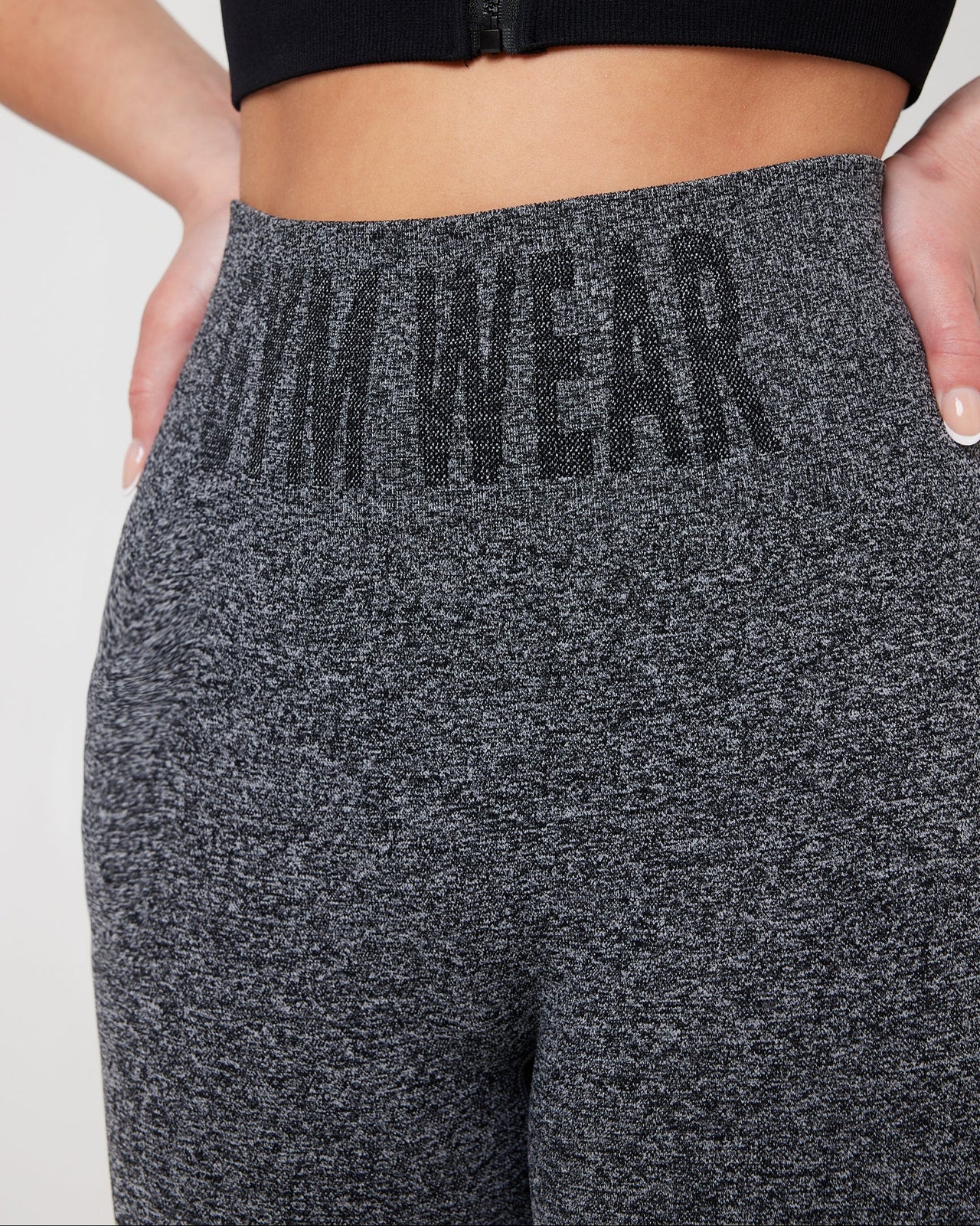 SnuggzFit Sculpt High-Waisted Leggings - Grey Marl (Various Sizes)