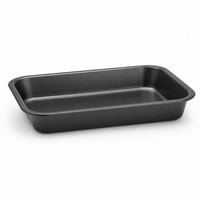 Non Stick Deep Rectangular Roasting Trays - 28CM