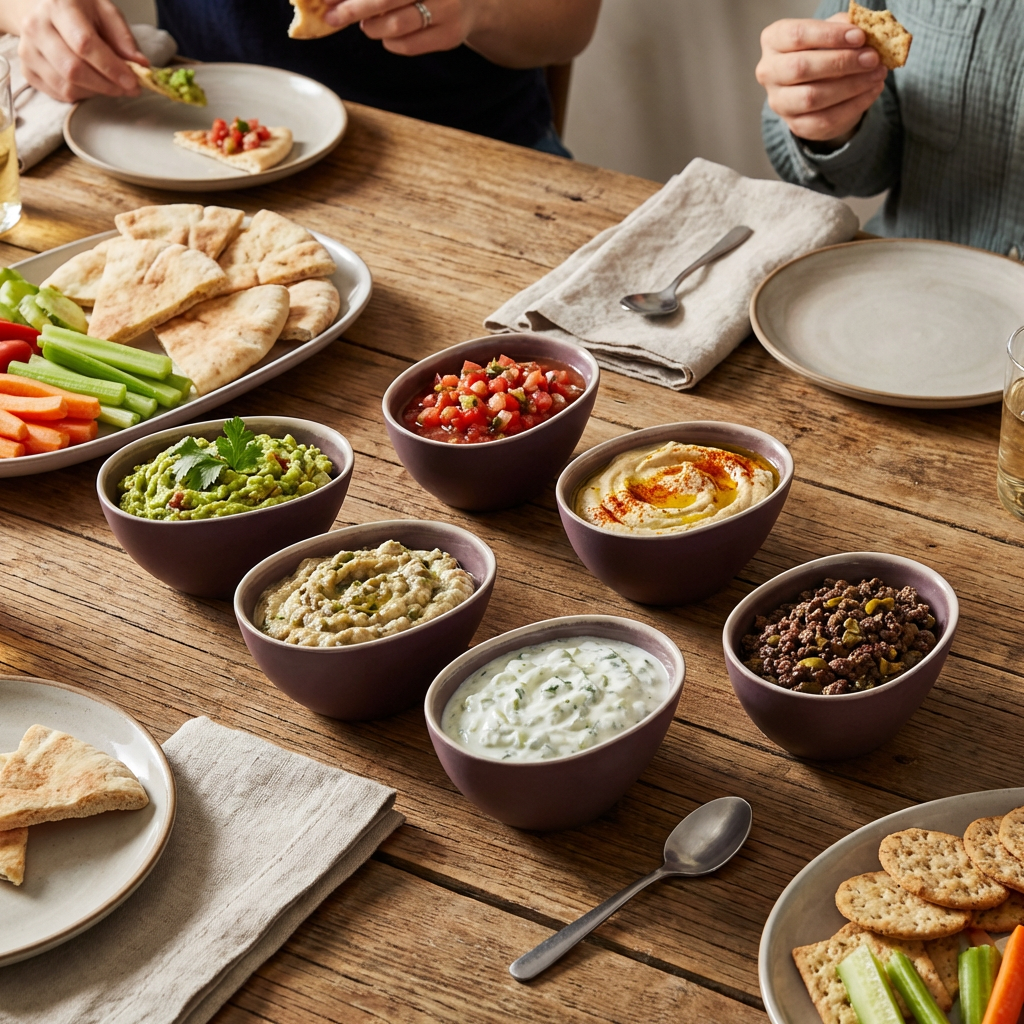 Fairmont & Main Small Dip Bowls - Vie Naturelle Aubergine (6 Pack)