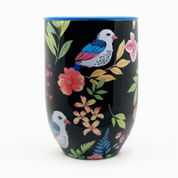 Happy Earth Stainless Steel Insulated Travel Mug - 350ml (Love Birds)