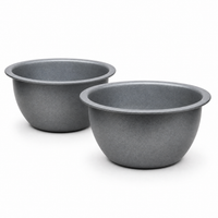 Round Non Stick Pudding Dish - 2 Pack (9CM)