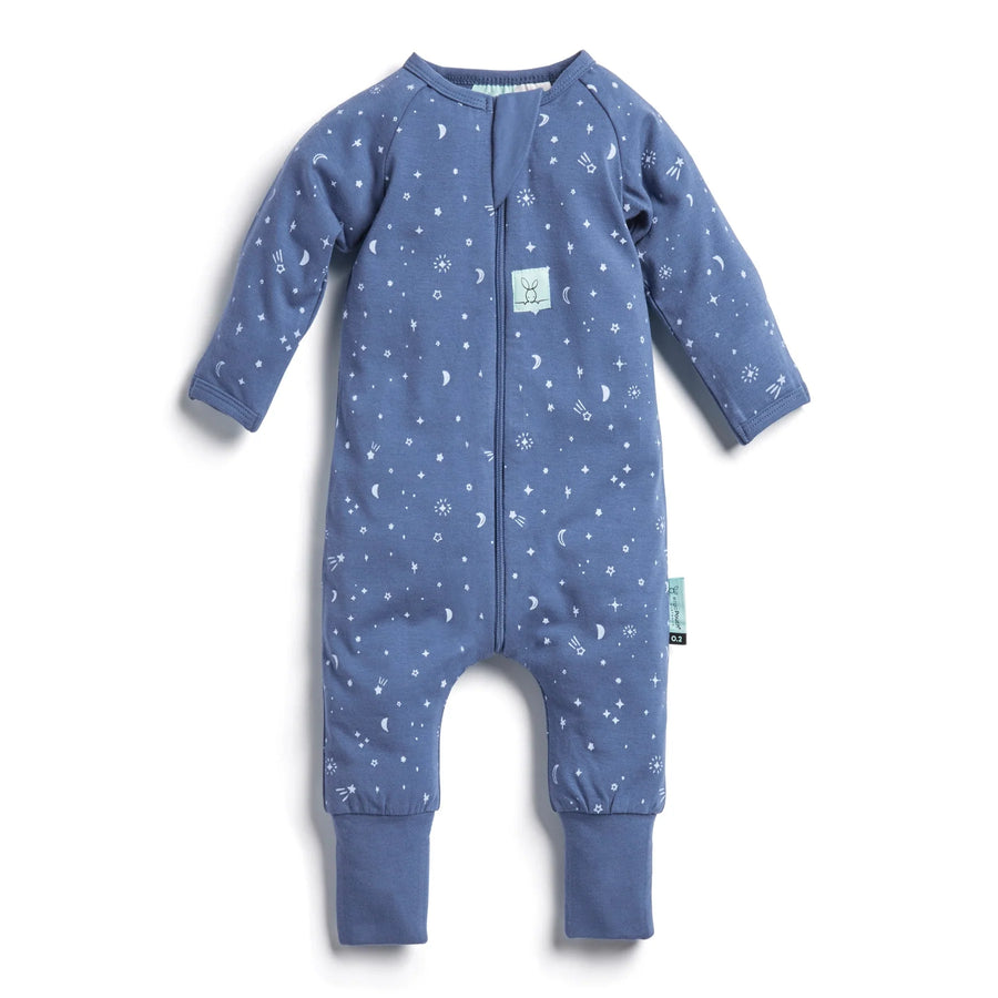 ErgoPouch Layers Long Sleeve Babygrow Night Sky - 0.2 TOG (2 YEARS)
