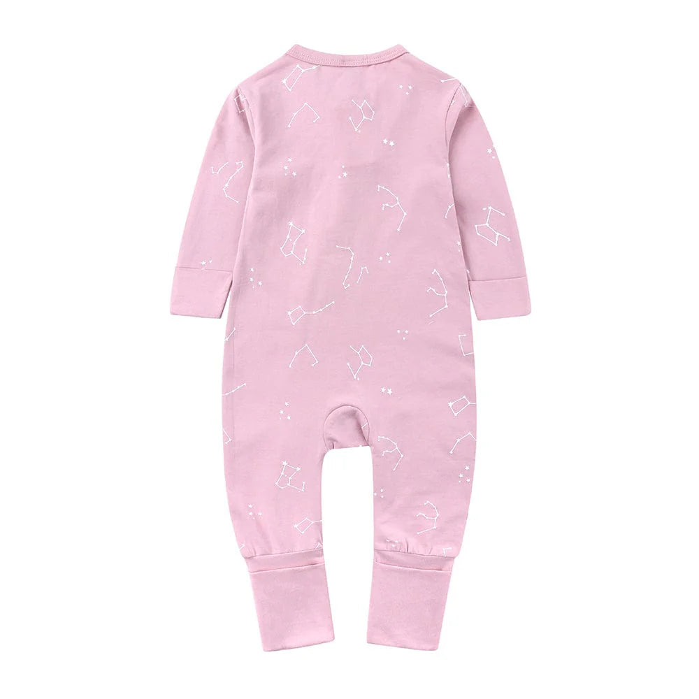 Written In The Stars Zip Baby Sleepsuit (Various Sizes)