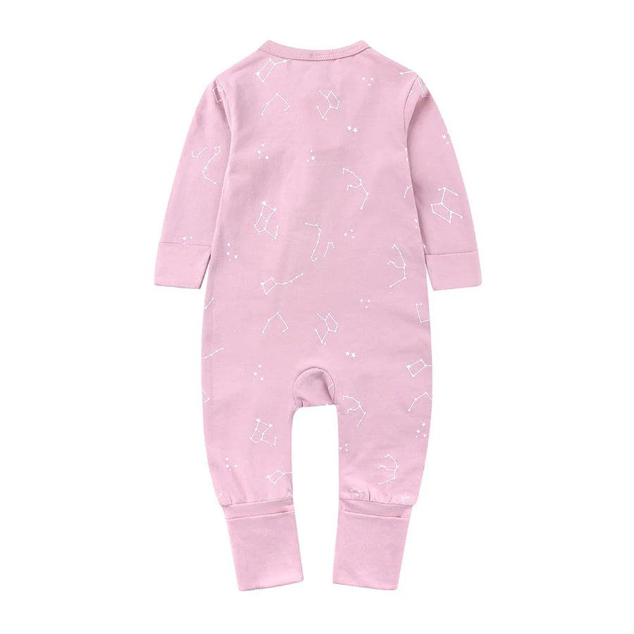Written In The Stars Zip Baby Sleepsuit (Various Sizes)
