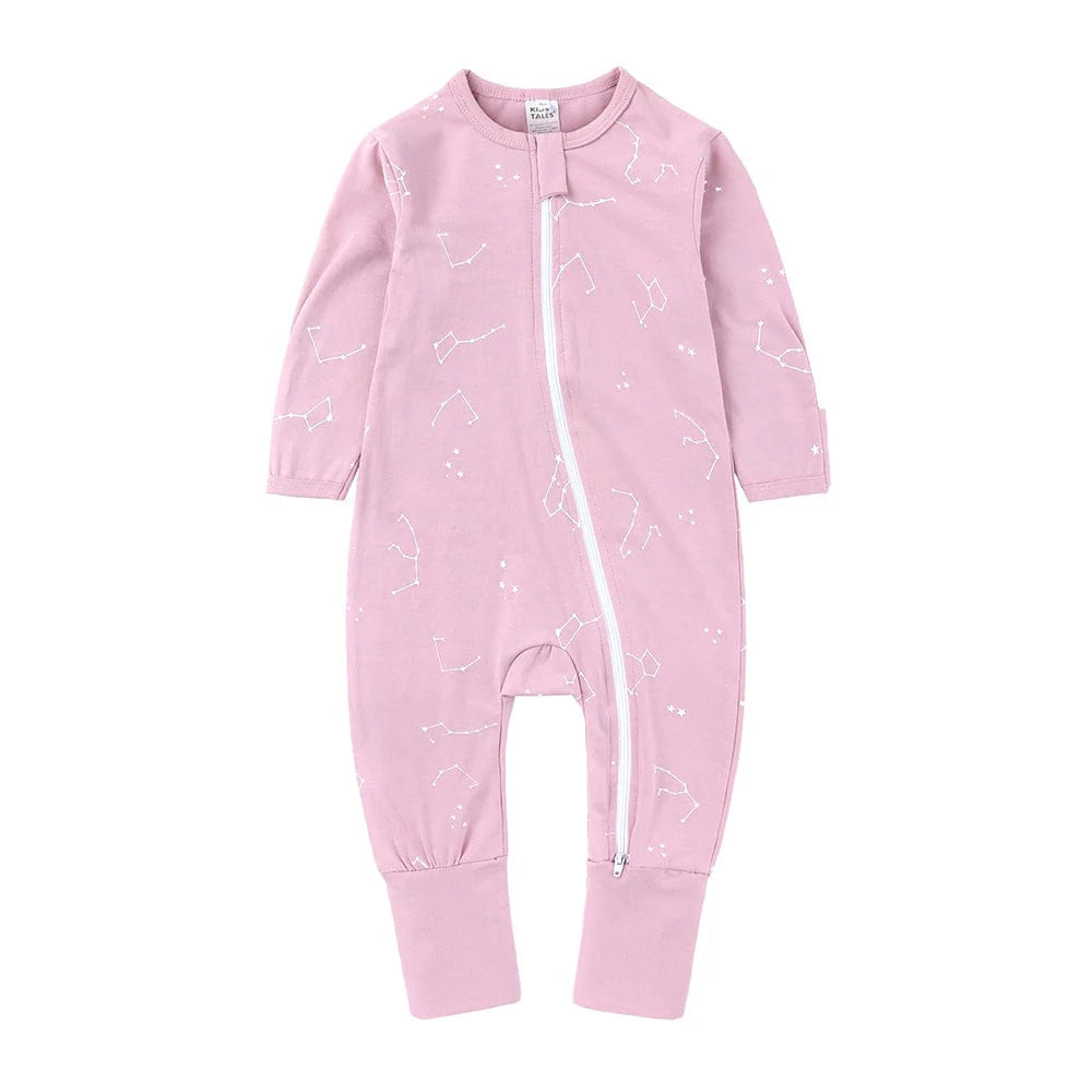 Written In The Stars Zip Baby Sleepsuit (Various Sizes)
