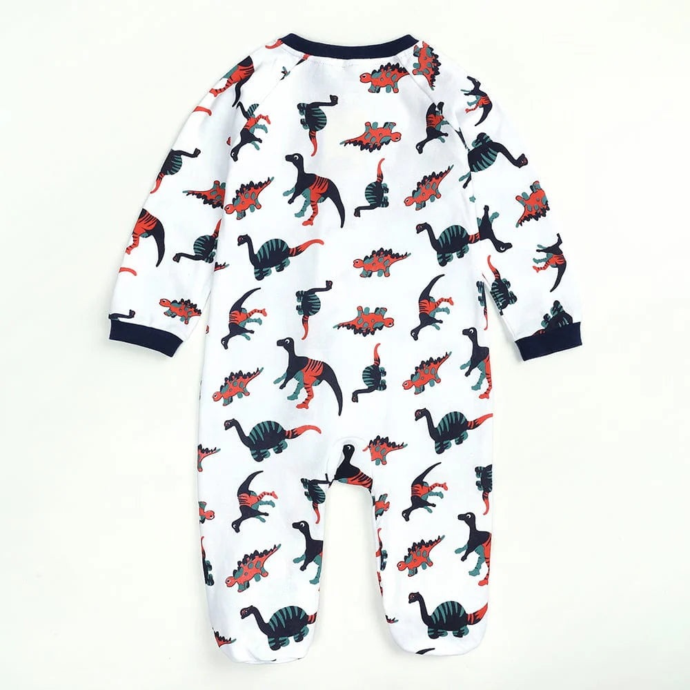 Kids Tales Dino Determined Zip Baby Sleepsuit (Various Sizes)
