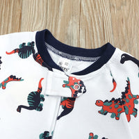 Thumbnail for Kids Tales Dino Determined Zip Baby Sleepsuit (Various Sizes)