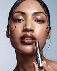 ISAMAYA Metal lip balm paired with LIP Case Refill