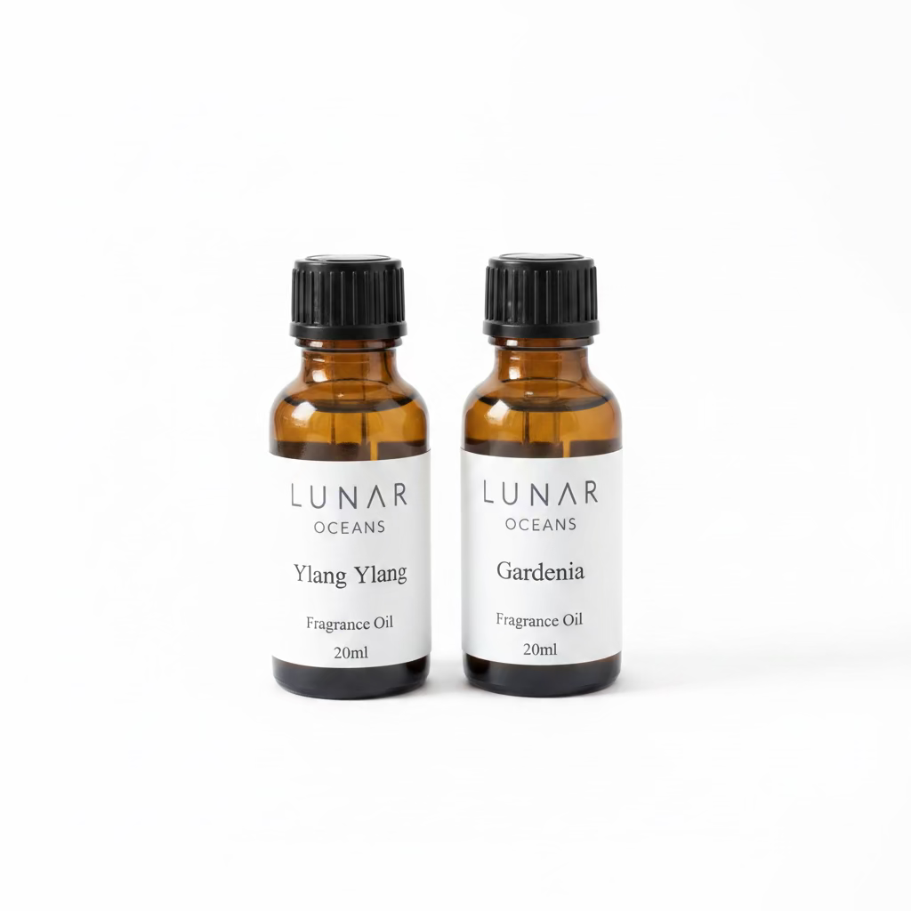 Lunar Oceans Ylang Ylang & Gardenia Fragrance Oil Set - 20ml x 2