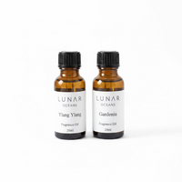Lunar Oceans Ylang Ylang & Gardenia Fragrance Oil Set - 20ml x 2