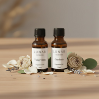 Lunar Oceans Ylang Ylang & Gardenia Fragrance Oil Set - 20ml x 2