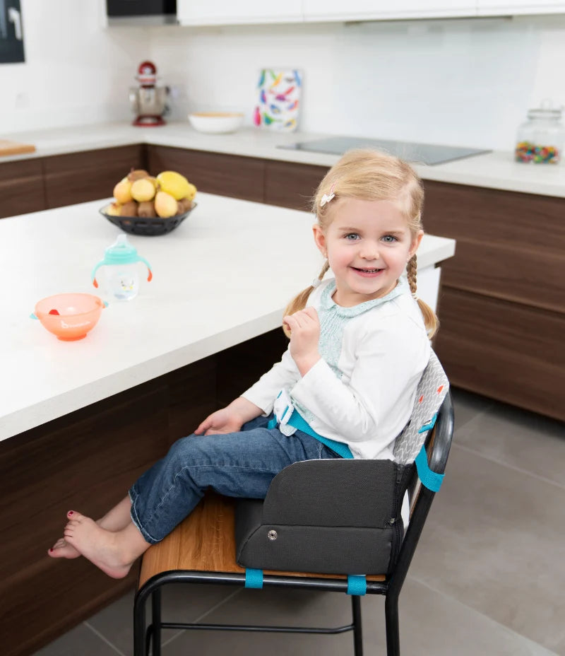 Badabulle Yummy Travel Portable Booster Seat – Foldable Toddler Chair Booster