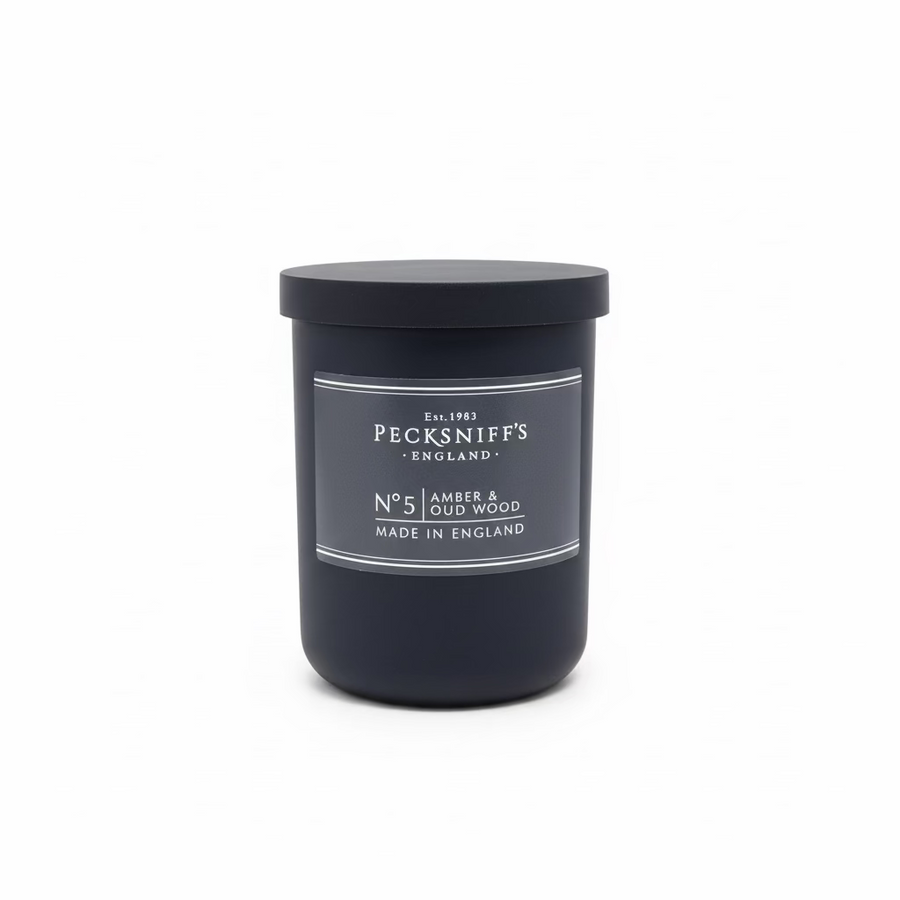 Pecksniff's Amber & Oud Wood Scented Candle - 100g