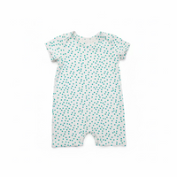 Ocean Polka Dot Shortie Baby Romper (Various Sizes)