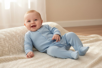 Sky Blue Baby Sleepsuit (Various Sizes)