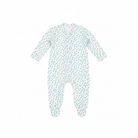 Blue Polka Dot Baby Sleepsuit (Various Sizes)