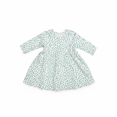Baby Girl Polka Dot Long Sleeve Dress (Various Sizes)