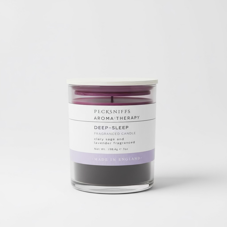 Pecksniffs Clary Sage Lavender Deep Sleep Aromatherapy Candle 198g