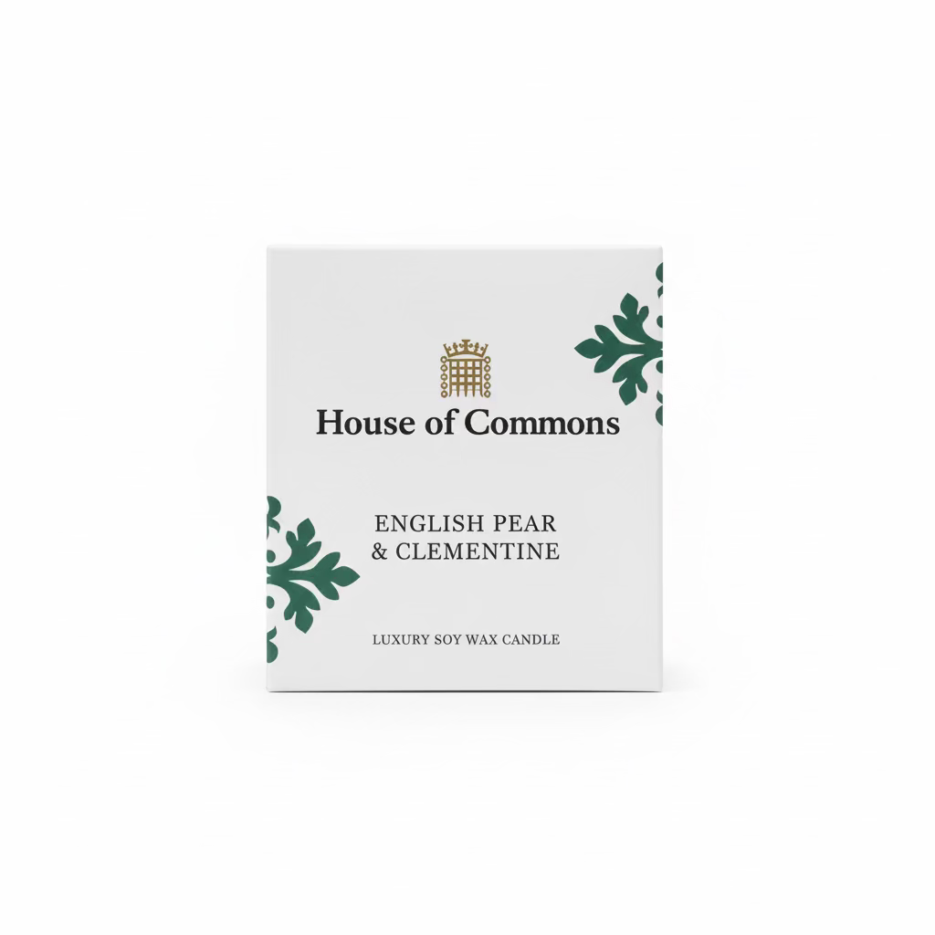 House of Commons English Pear & Clementine Scented Candle 230g
