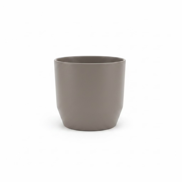 Brown/Grey Ceramic Plant Pot - 15cm