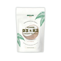 Enclar Health Vitamin D3 + K2 Softgels close up