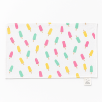 Monica + Andy Organic Muslin Burp Cloth - Ice Lolly