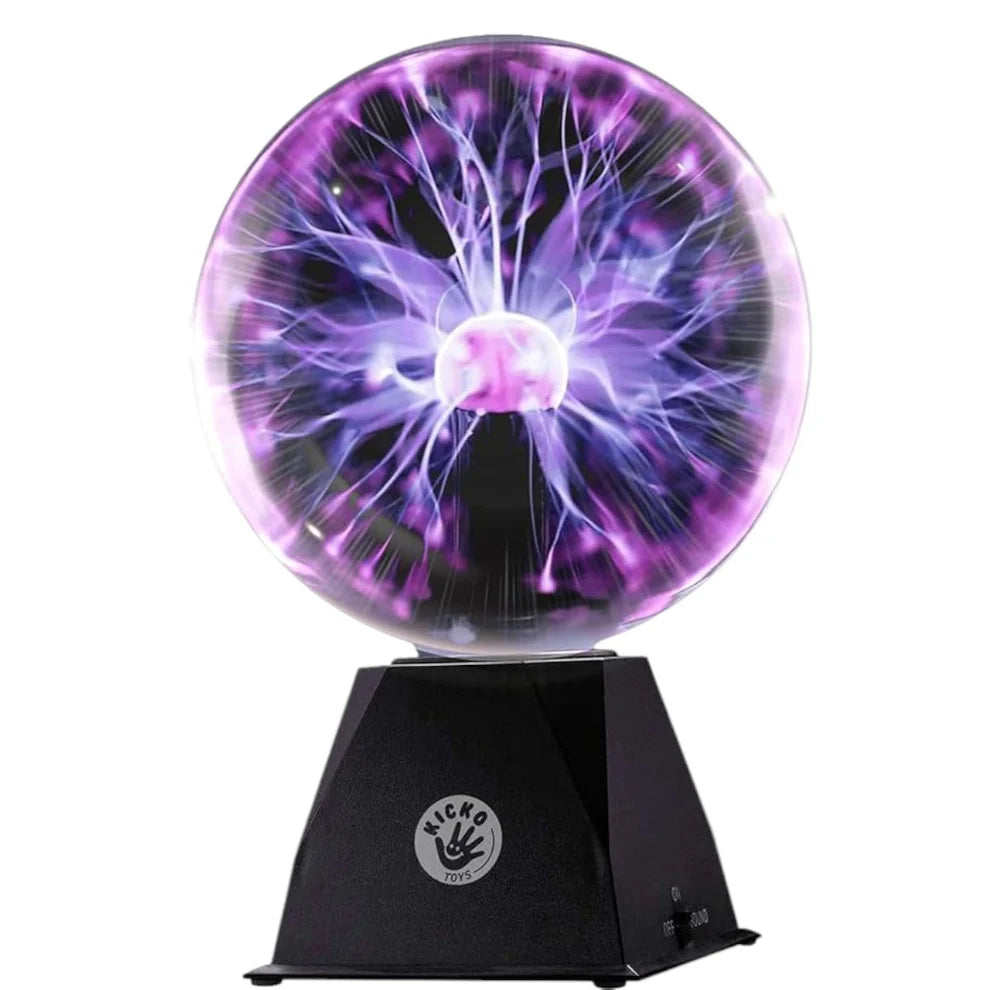 Kicko Purple Plasma Ball - Touch & Sound Sensitive Lightning Lamp