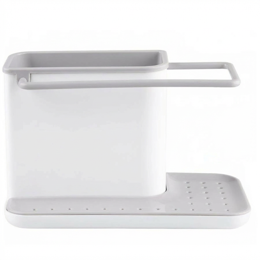 3-in-1 Kitchen Stand Caddy, Organise, Space saver - Grey/White