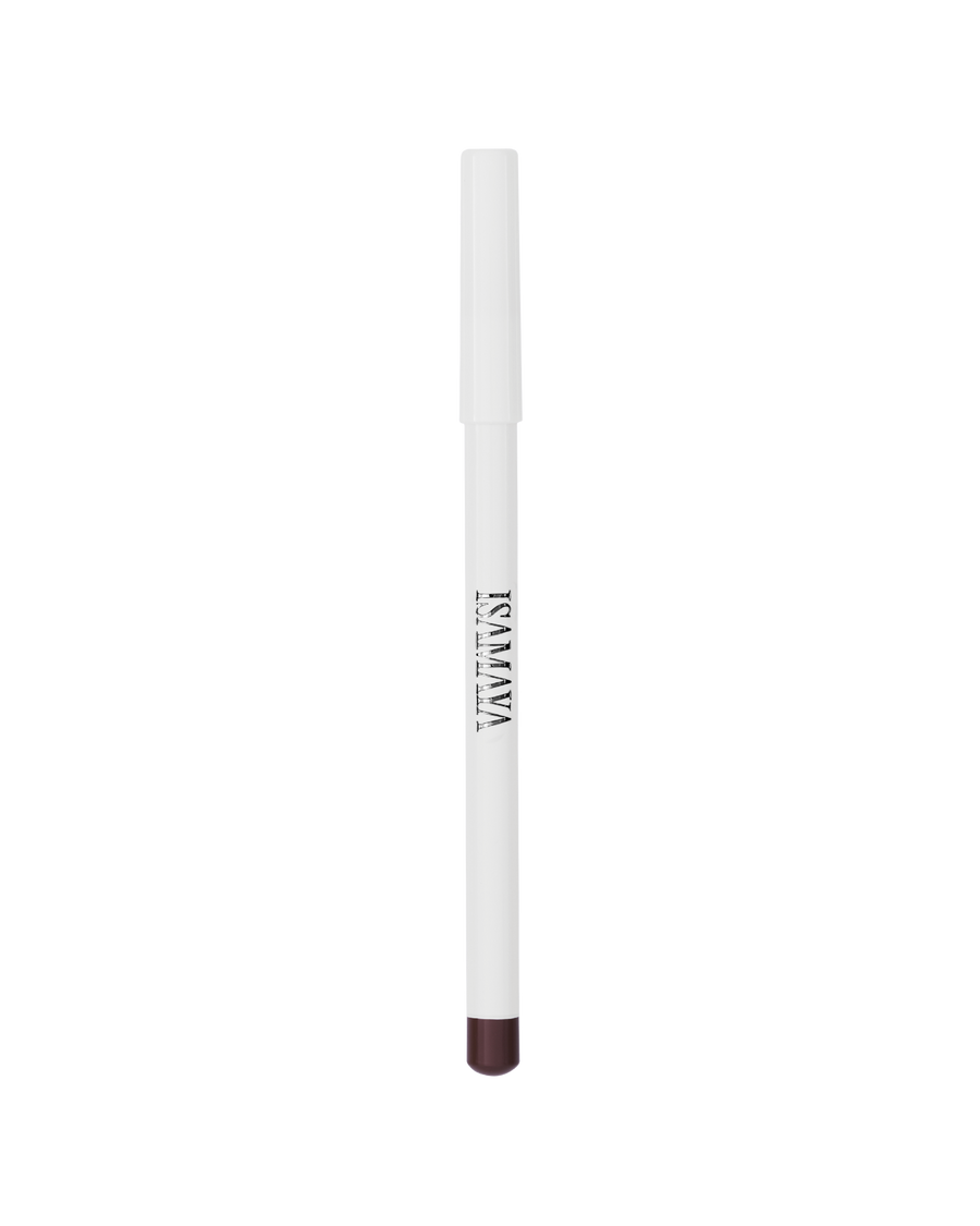 ISAMAYA Lip Liner in Bean rich chocolate brown pencil