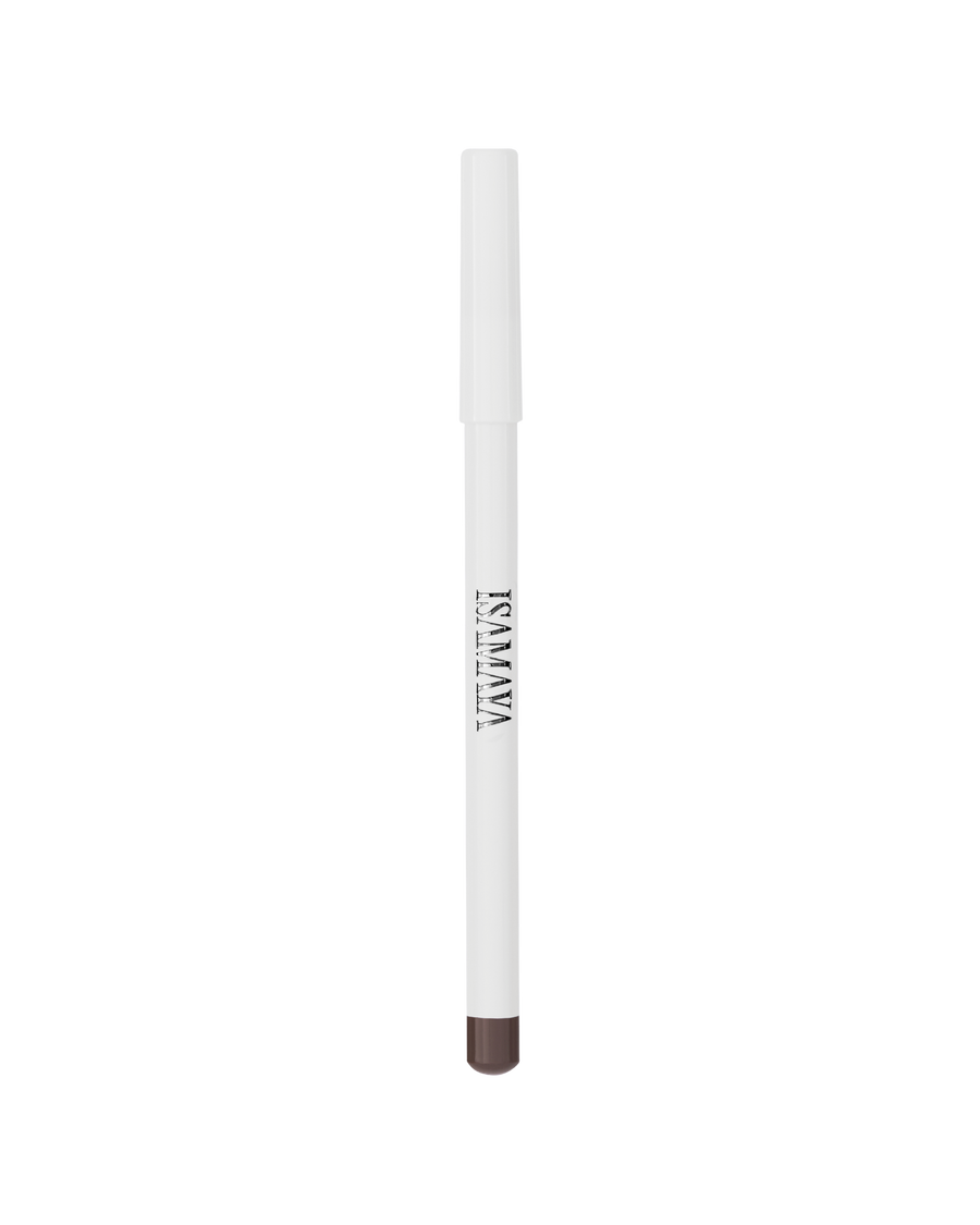 ISAMAYA Lip Liner in Tonka muted grey-based taupe brown pencil