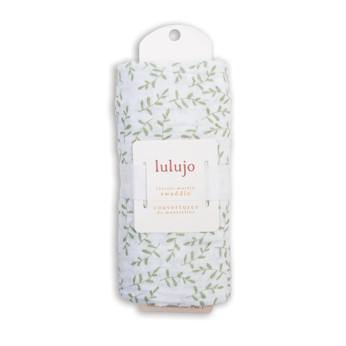Lulujo Muslin Swaddle - Greenery (100cm x 100cm)