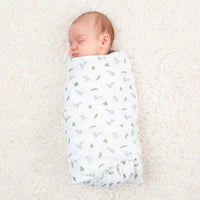 Lulujo Muslin Swaddle - Bunnies (100cm x 100cm)