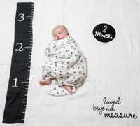 Lulujo Muslin Swaddle & Cards Gift Set- Loved Beyond Measure