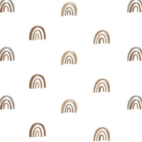 Lulujo - Cotton Muslin Cot Sheet - Rainbows