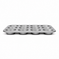 12 Cup Shallow Bun Tins - 2 Pack