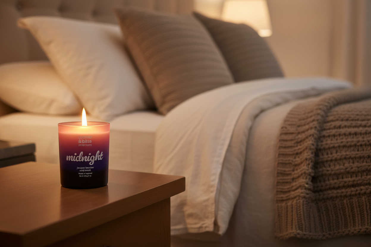 Aroma & Bliss Midnight Candle - Juniper Berries & Musk