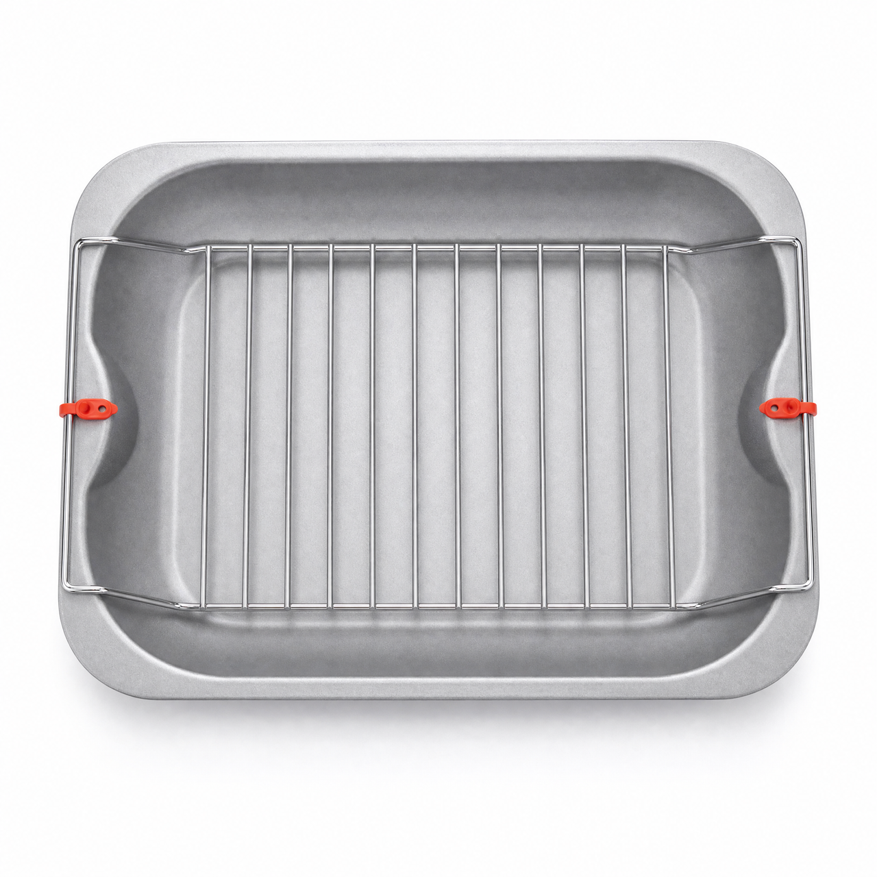 Non-Stick Roasting Tray & Removable Rack - 38CM