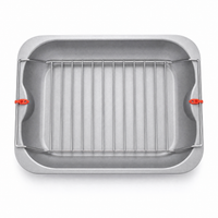 Non-Stick Roasting Tray & Removable Rack - 38CM