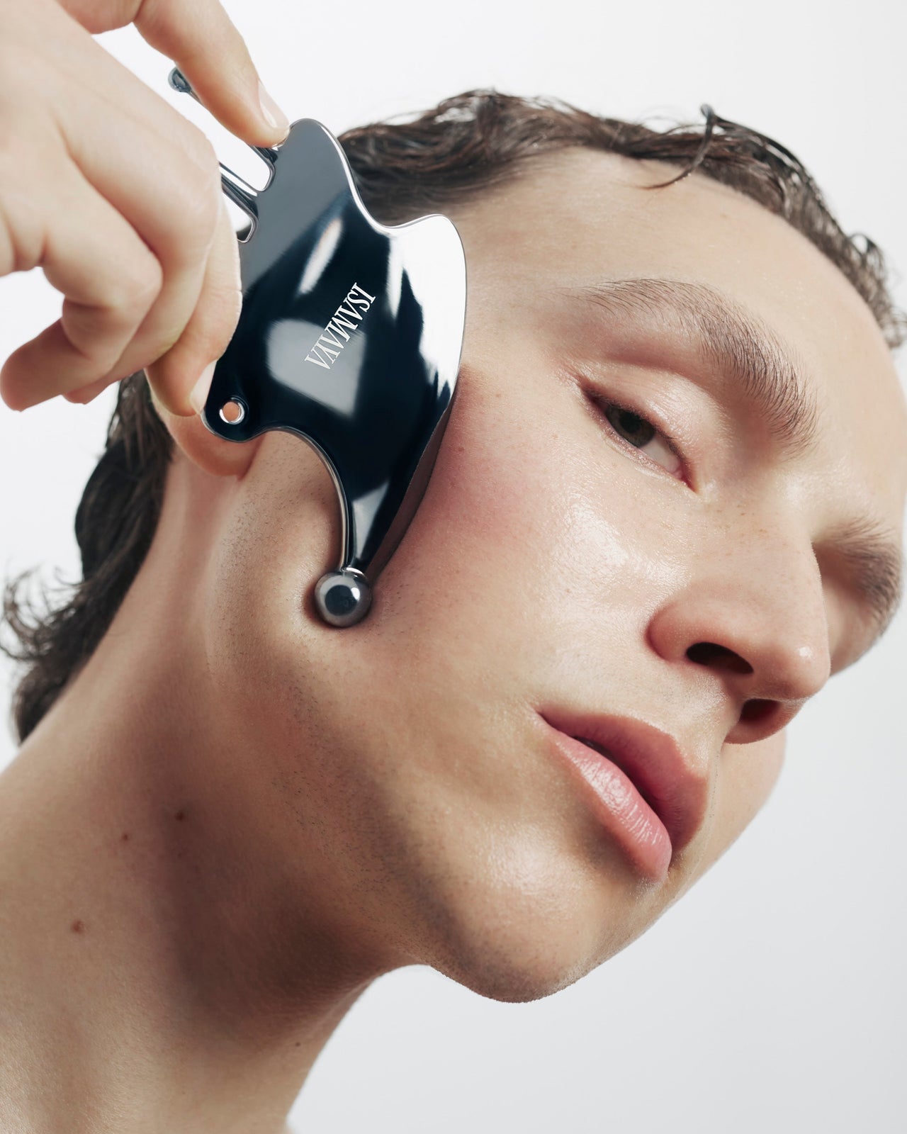 ISAMAYA Sculpt 01 gua sha tool alternate angle