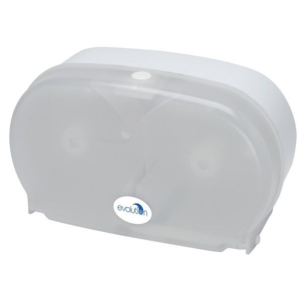 Evolution Micro Twin Toilet Roll Dispenser