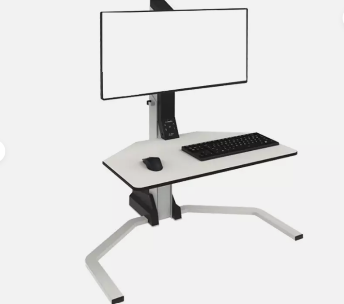 Freedom Dual Screen Sit Stand Electric Riser Desk Converter