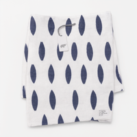 Monica + Andy Single Layer Muslin Swaddle Blanket - Leaf