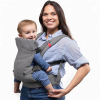 You+ME 4-in-1 Mesh Baby Carrier Newborn to Toddler - 3.5-14.5 kg (Grey)