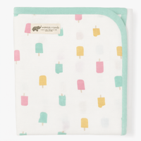 Monica + Andy Double Layer Coming Home Swaddle Blanket - Ice Cream