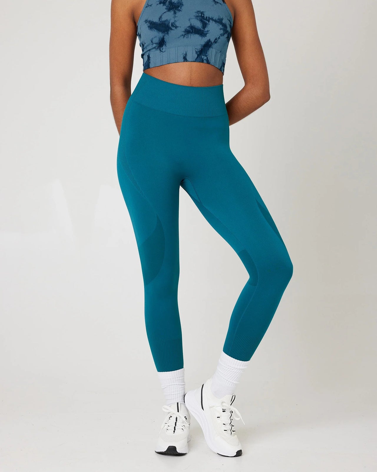 SnuggzFit Detail Sculpt Leggings - Teal (Various Sizes)