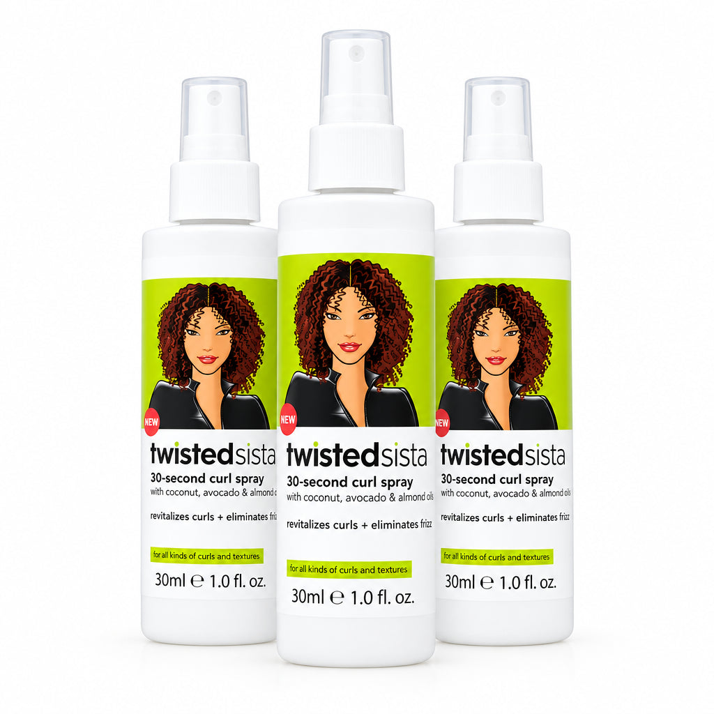 Twisted Sista Urban Therapy 30 Second Curl Spray 30ml – Curl Refresher Mist x 3