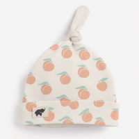 Monica + Andy Baby Top Knot Cap - Peaches (0-6M)