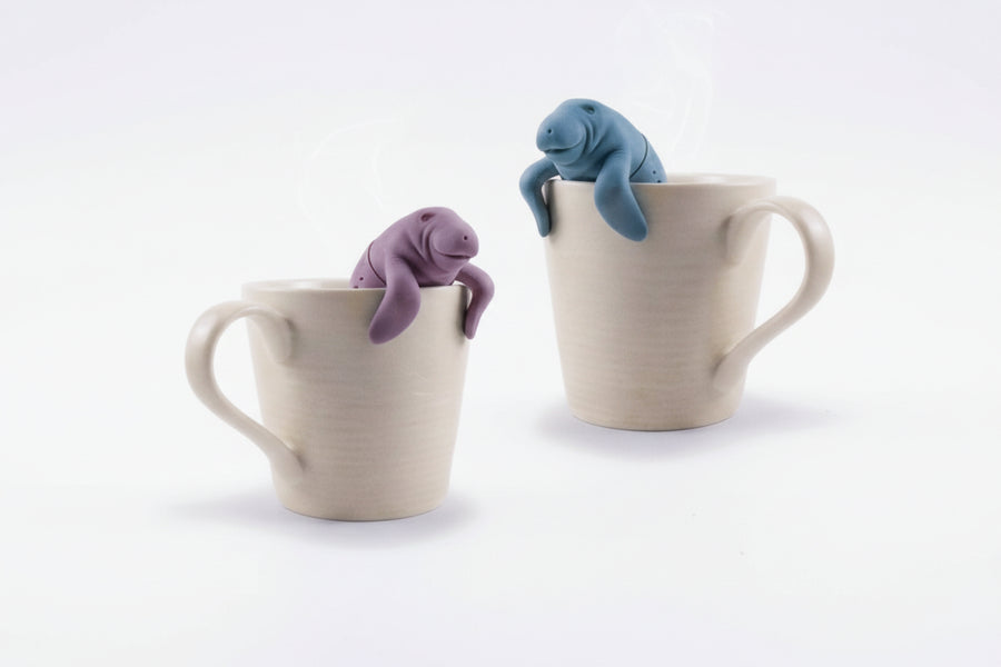 Mr & Mrs Tea Infuser Set for Loose-Leaf Tea - Set of 2 (Manatee)